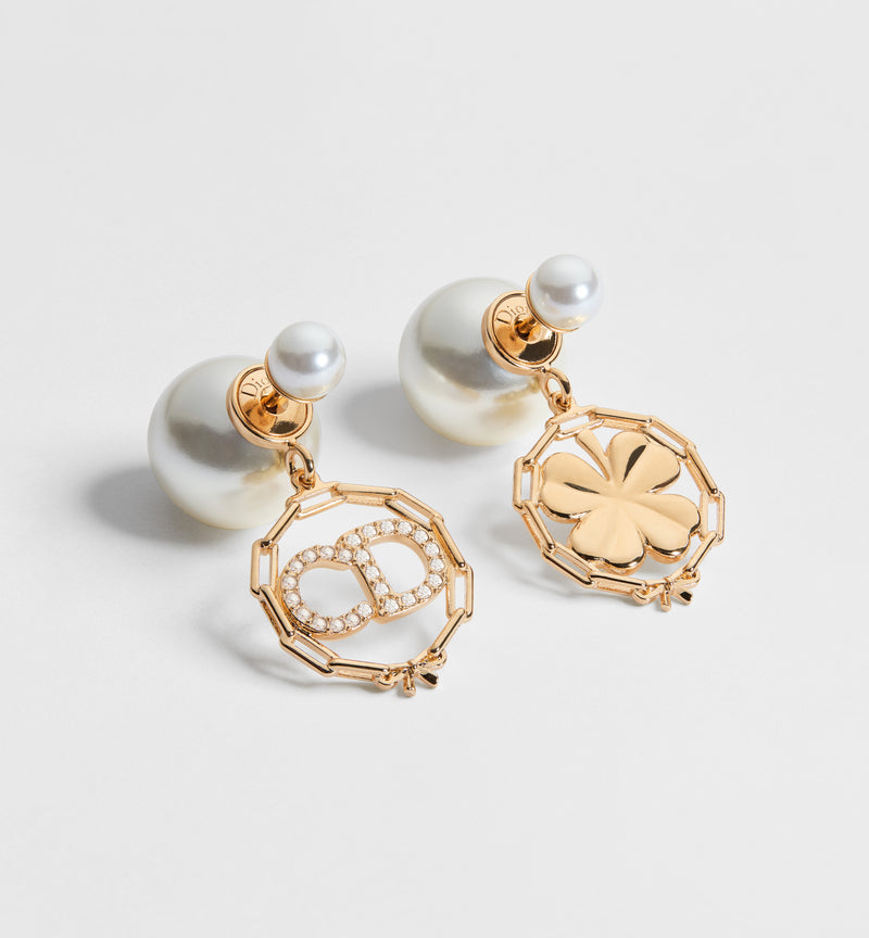 Dior Dior Dior Tribales Earrings Gold Women - World Class Fashion
