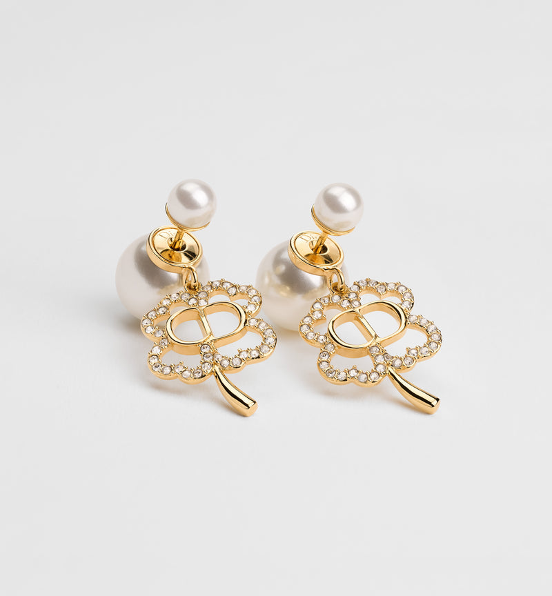 Dior Dior Dior Tribales Earrings Gold Women - World Class Fashion