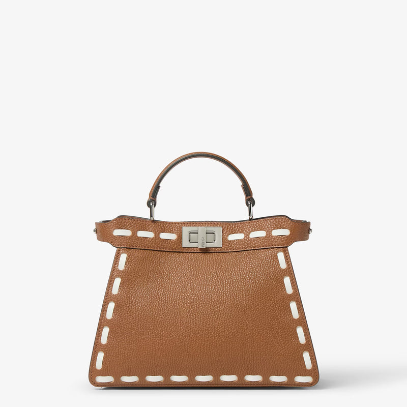 Fendi Fendi Peekaboo Iseeu Small Handbag Brown - World Class Fashion