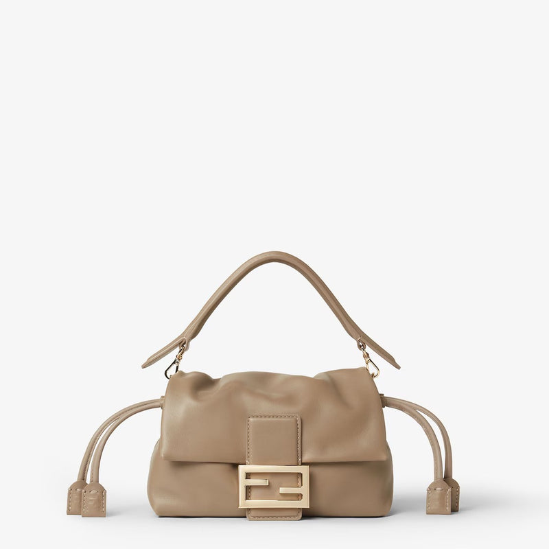 Fendi Fendi Baguette Soft Small Shoulder Bag Grey - World Class Fashion