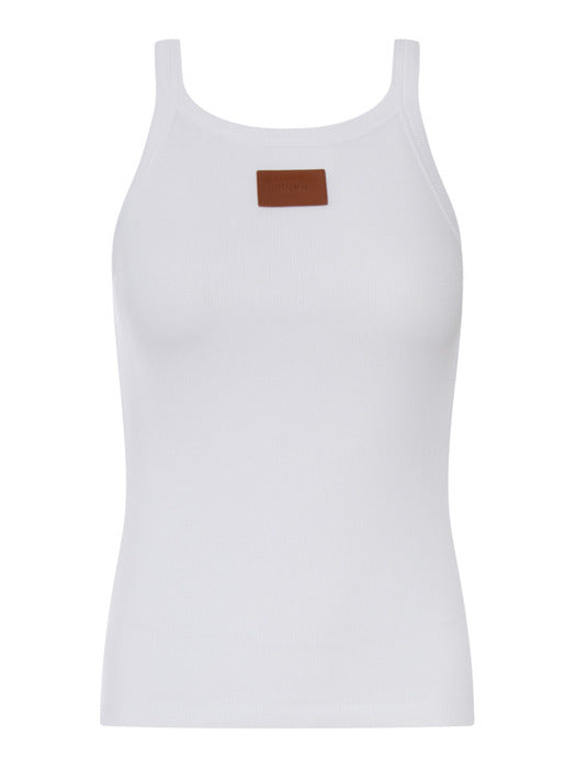 Fendi Fendi Cotton Tank Top White Women - World Class Fashion