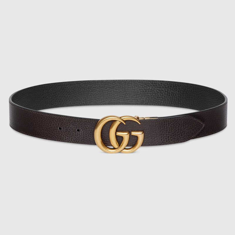 Gucci Gucci Reversible GG Belt Black and Brown - World Class Fashion