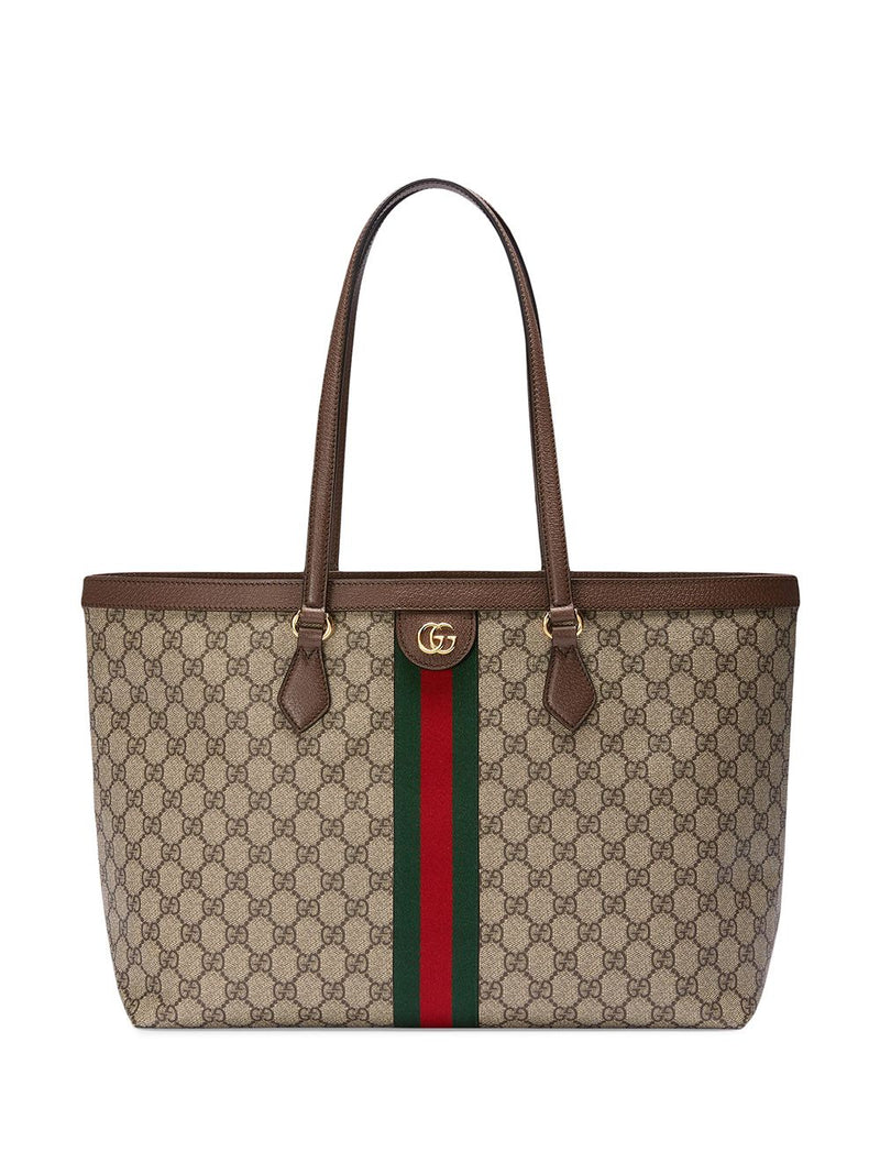 Gucci Gucci Ophidia Medium Shoulder Bag Beige - World Class Fashion