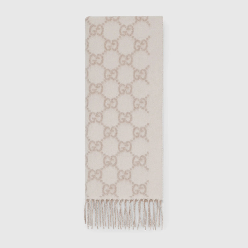 Gucci Gucci Cashmere Gg Scarf - World Class Fashion