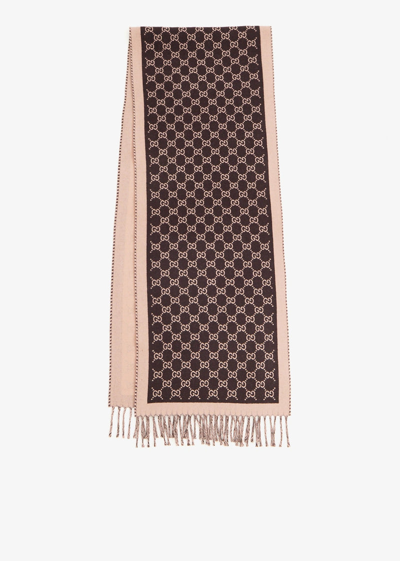 Gucci Gucci Gg Wool Scarf - World Class Fashion