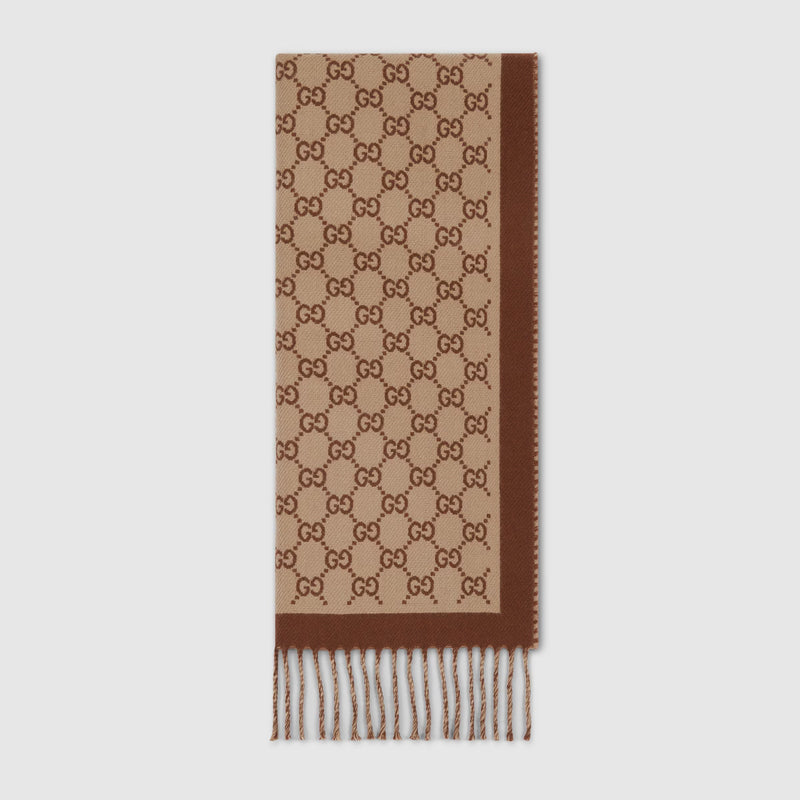 Gucci Gucci Gg Wool Scarf - World Class Fashion
