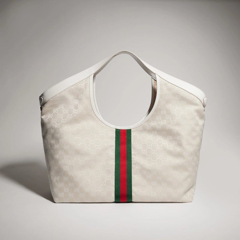 Gucci Gucci Giglio Large Handbag White - World Class Fashion
