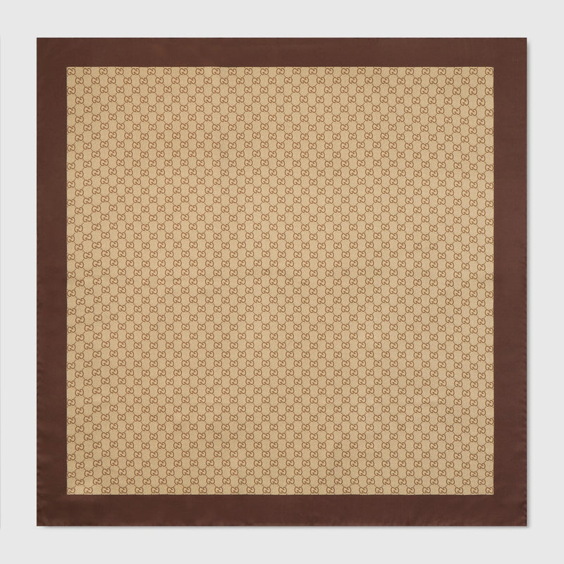 Gucci Gucci Gg Silk Scarf - World Class Fashion