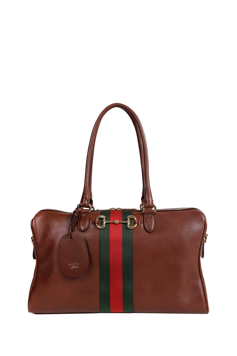 Gucci Gucci Borsetto Medium Shoulder Bag Brown - World Class Fashion