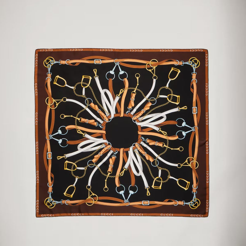 Gucci Gucci Silk Scarf - World Class Fashion