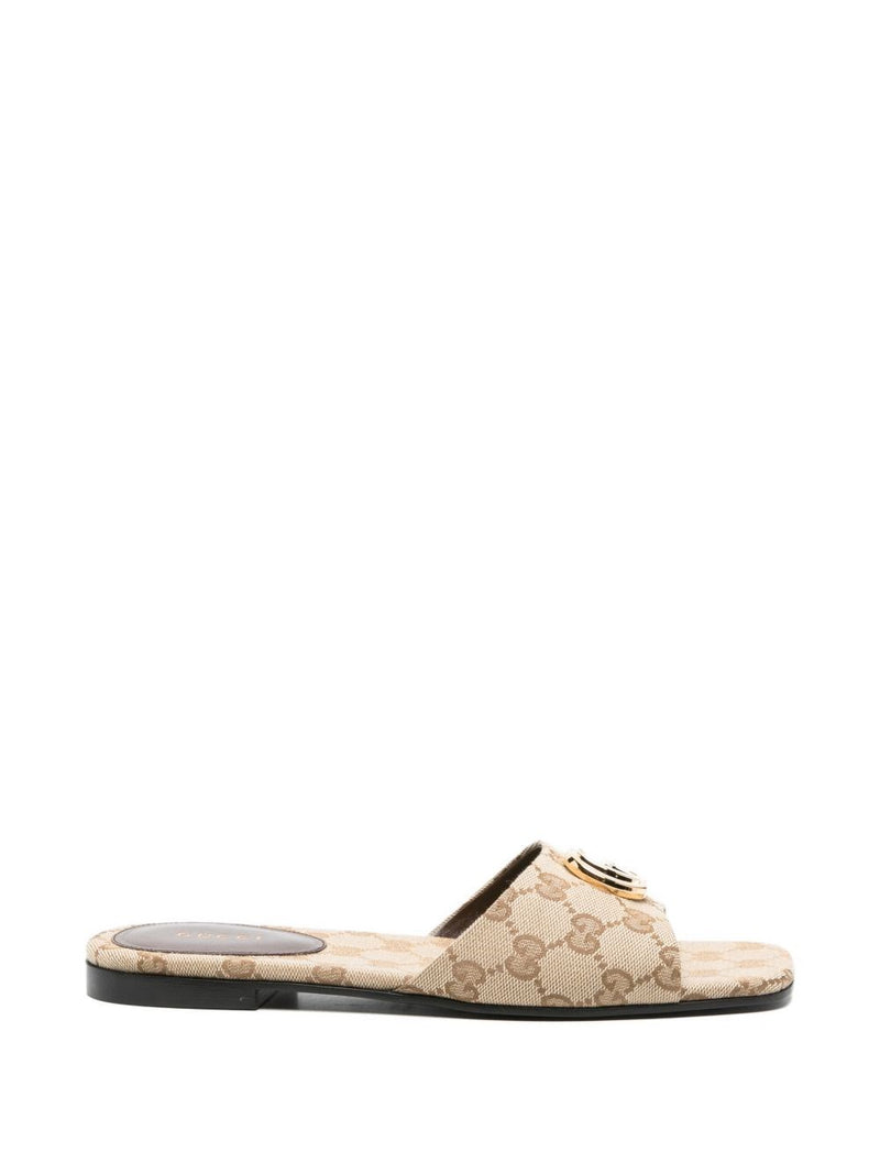 Gucci Gucci GG Marmont Sandals Beige Women - World Class Fashion