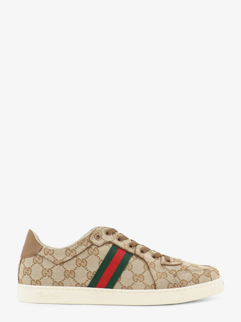 Gucci Gucci Gg Sneaker In Canvas - World Class Fashion