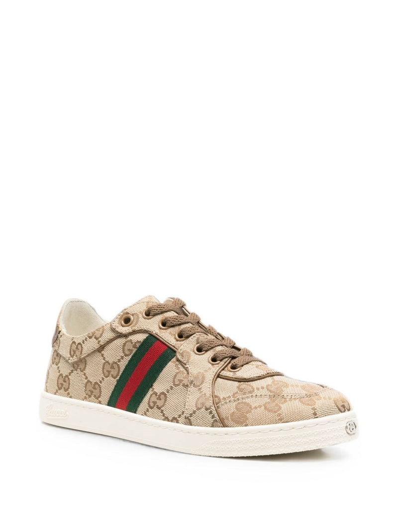 Gucci Gucci GG Canvas Sneakers Beige Women - World Class Fashion