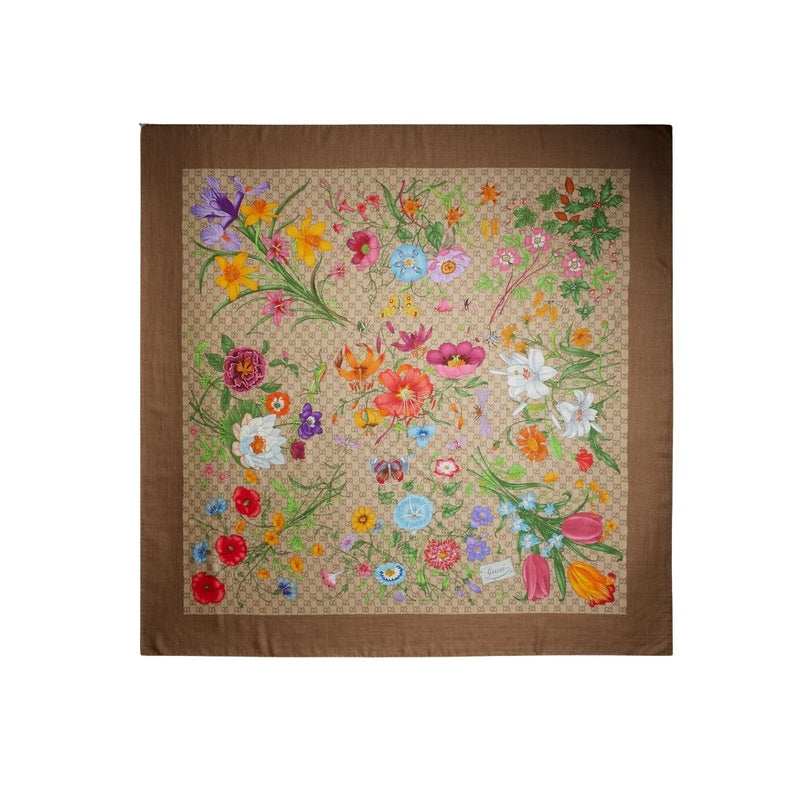 Gucci Gucci Wool And Silk Scarf - World Class Fashion