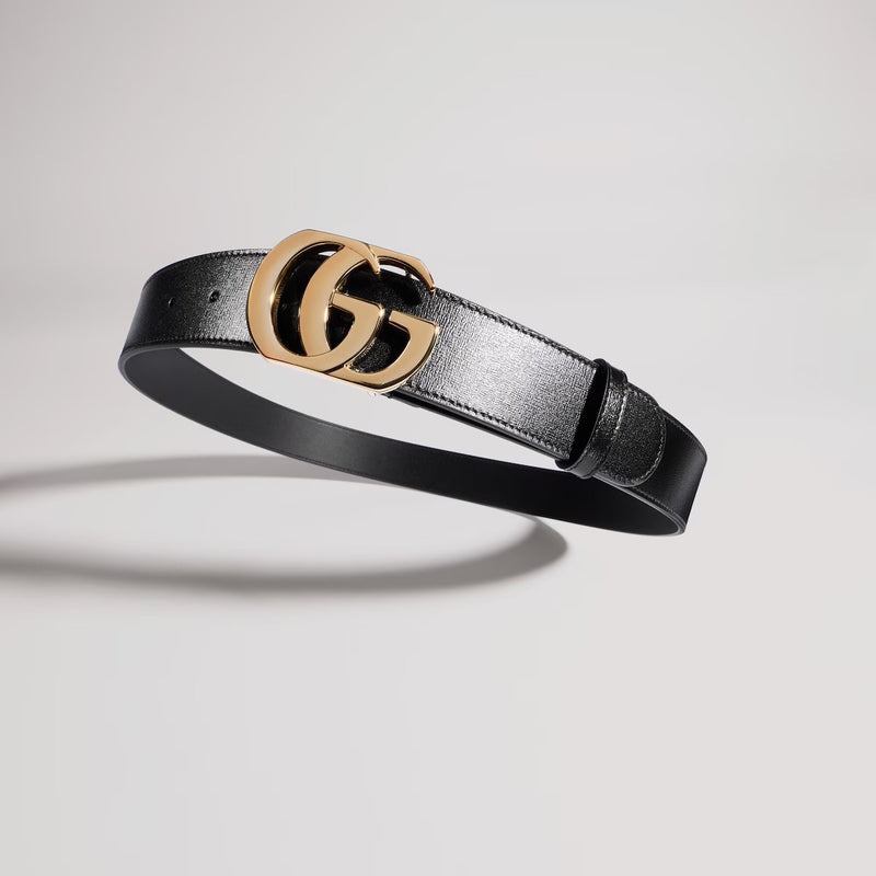 Gucci Gucci GG Marmont Belt Black Men - World Class Fashion