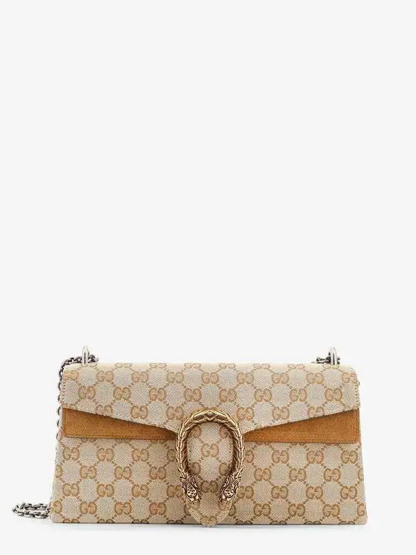 Gucci Gucci Dionysus Small Shoulder Bag Beige - World Class Fashion