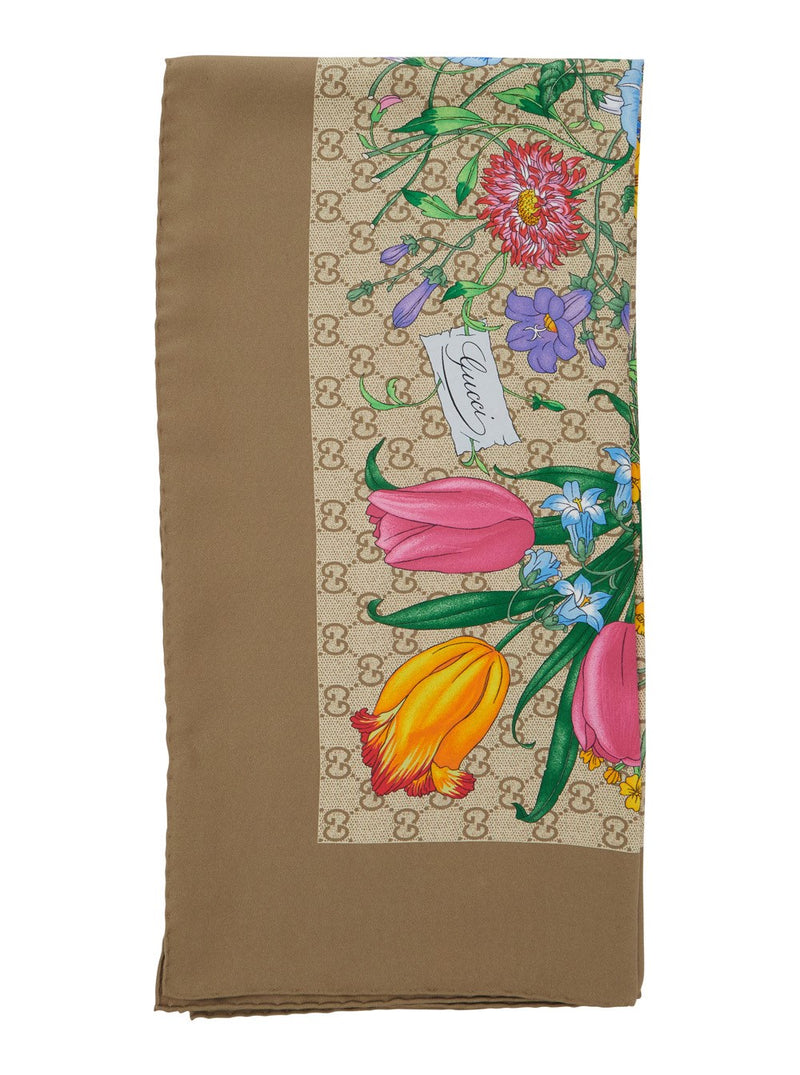 Gucci Gucci Gg Silk Foulard - World Class Fashion