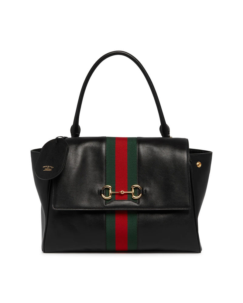 Gucci Gucci Paparazzo Medium Handbag Black - World Class Fashion