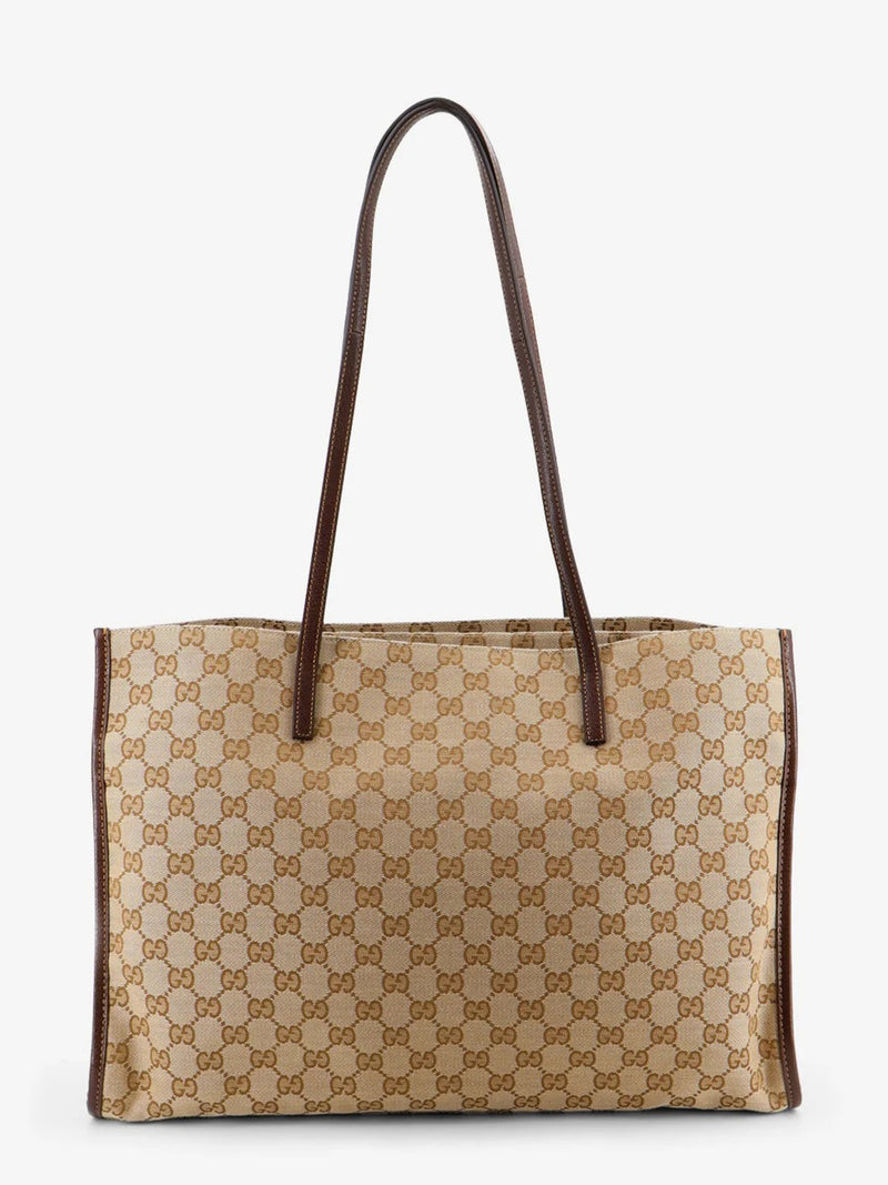 Gucci Gucci Londra Large Shoulder Bag Beige - World Class Fashion