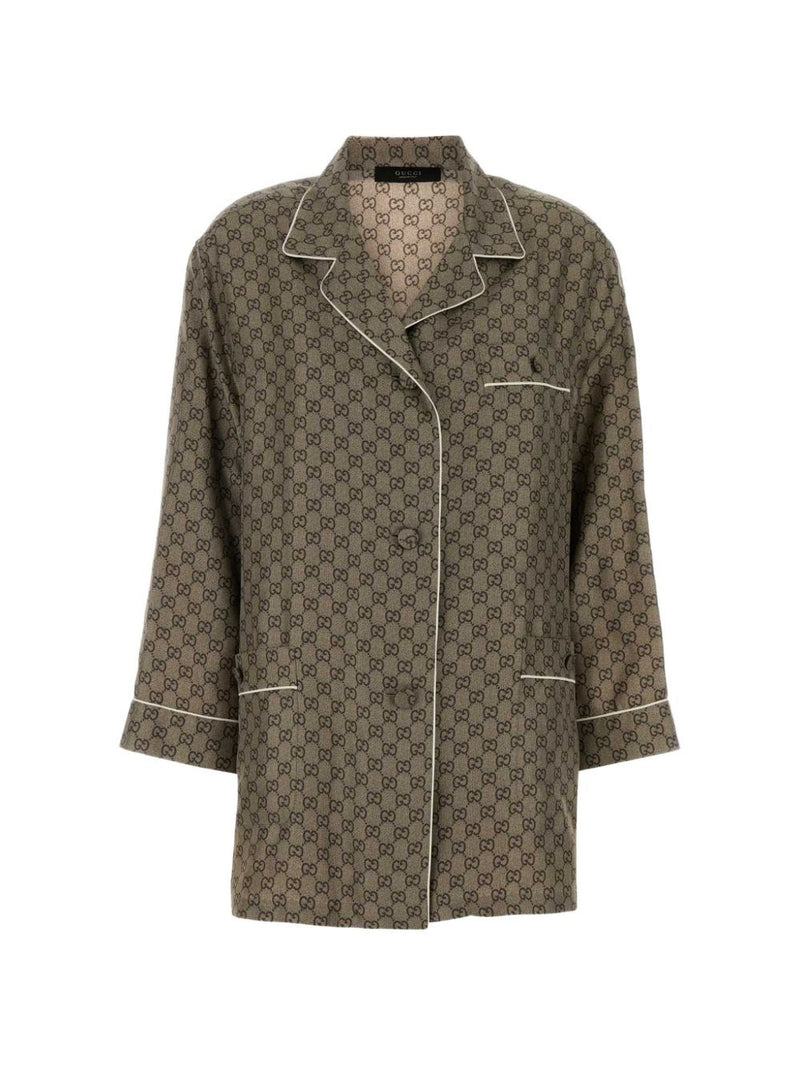 Gucci Gucci Gg Silk Shirt - World Class Fashion