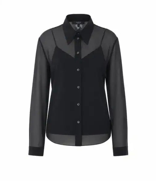 Gucci Gucci Silk Stretch Chiffon Shirt - World Class Fashion