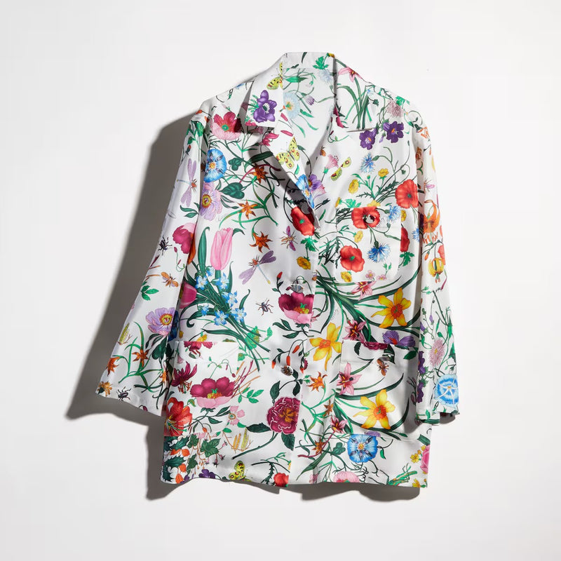 Gucci Gucci Silk Shirt White Women - World Class Fashion