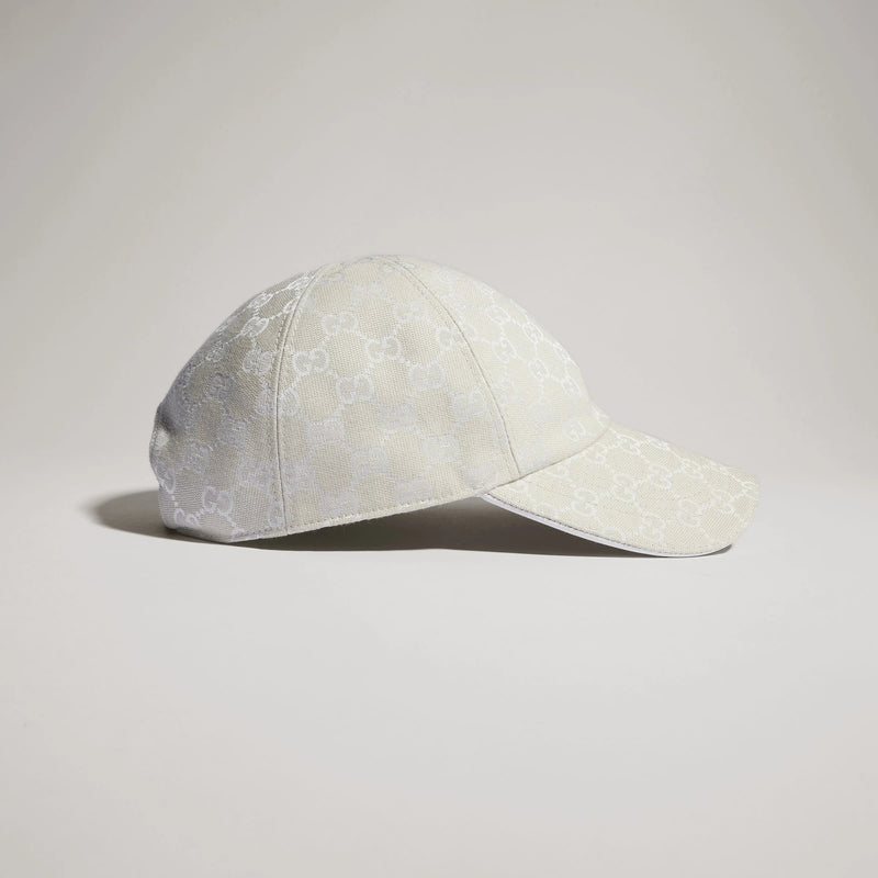 Gucci Gucci GG Baseball Hat White Women - World Class Fashion