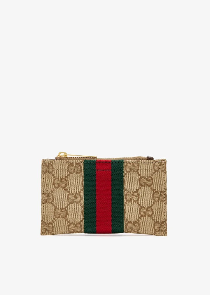 Gucci Gucci Mini Gg Pouch With Web Detail - World Class Fashion