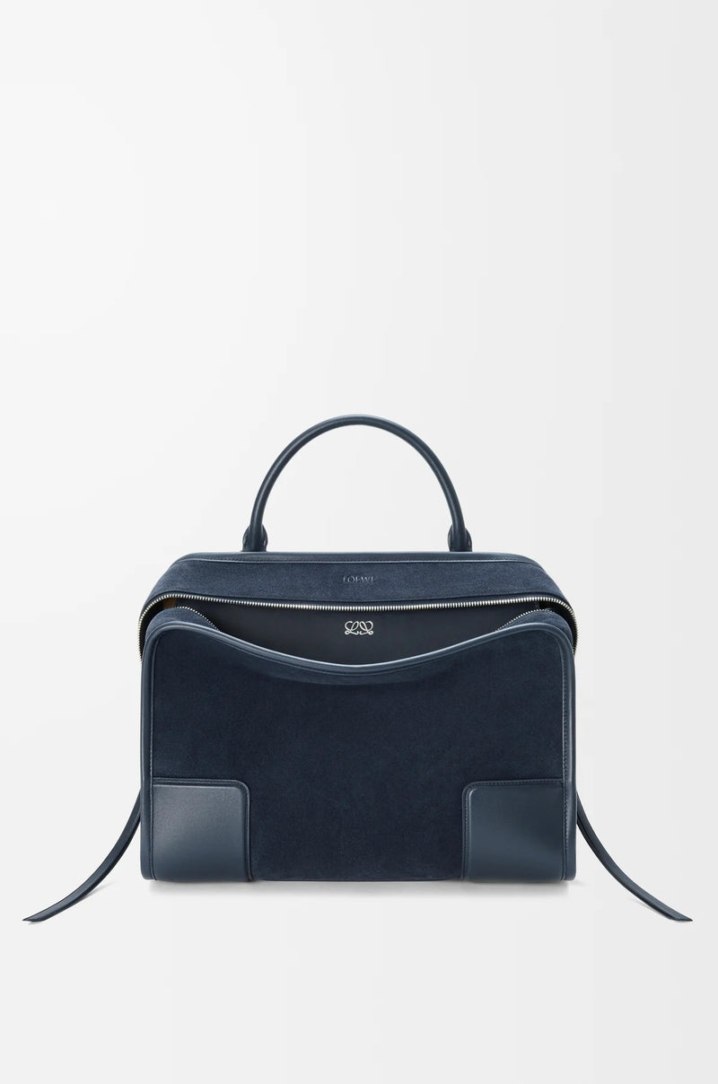 Loewe Loewe Amazona 180 Medium Handbag Deep Navy - World Class Fashion