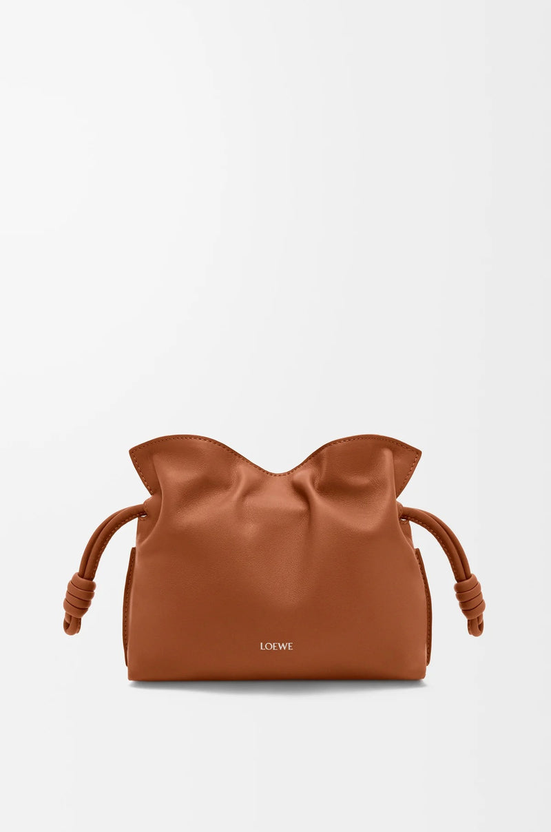 Loewe Loewe Flamenco Mini Clutch Brown Women - World Class Fashion
