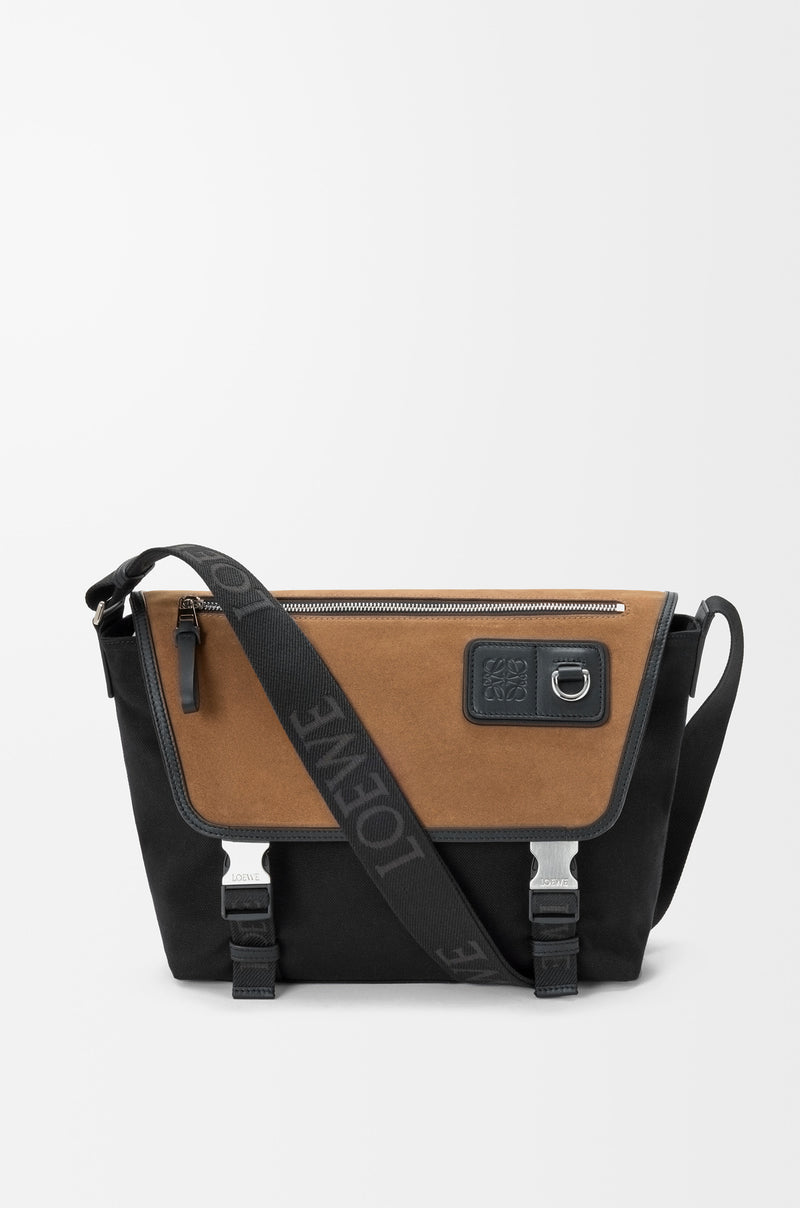 Loewe Loewe Messenger Flex Medium Crossbody Bag Black - World Class Fashion
