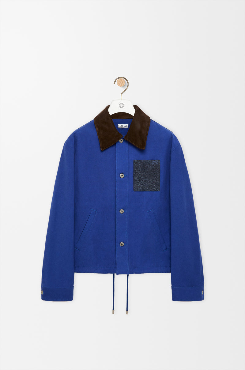 Loewe Loewe Anagram Lightweight Jacket Blue - World Class Fashion