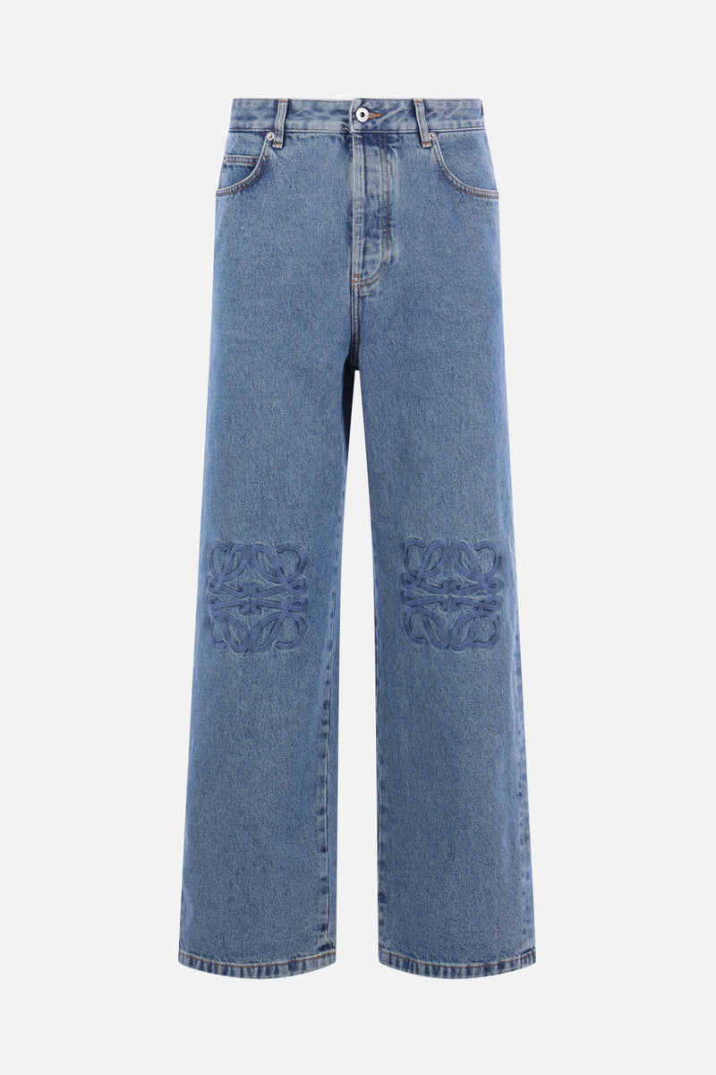 Loewe Loewe Anagram Baggy Jeans - World Class Fashion