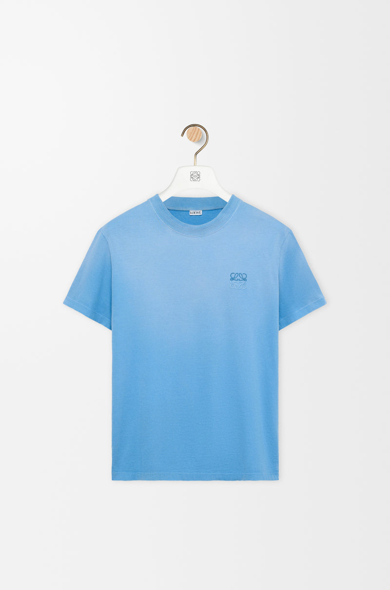 Loewe Loewe Anagram Cotton T-shirt Blue Men - World Class Fashion