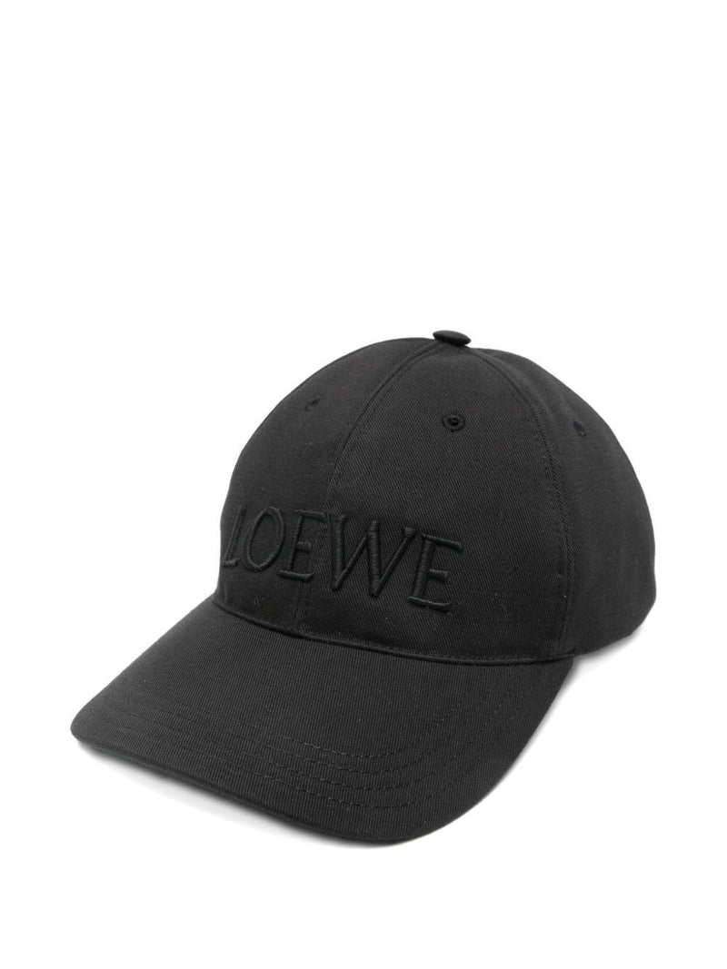 Loewe Loewe Baseball Hat with Logo Black - World Class Fashion
