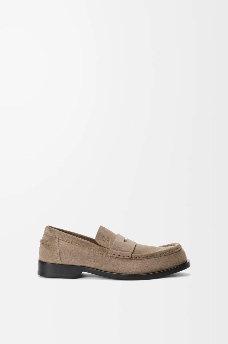 Loewe Loewe Bobine Suede Loafers - World Class Fashion