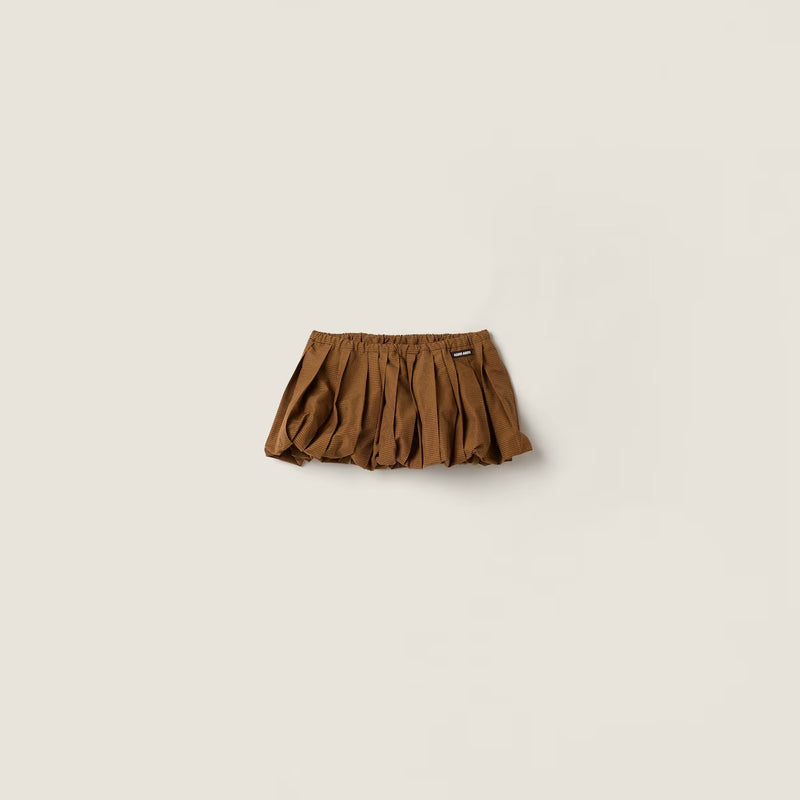 Miu Miu Miu Miu Pleated Miniskirt In Vichy Check - World Class Fashion