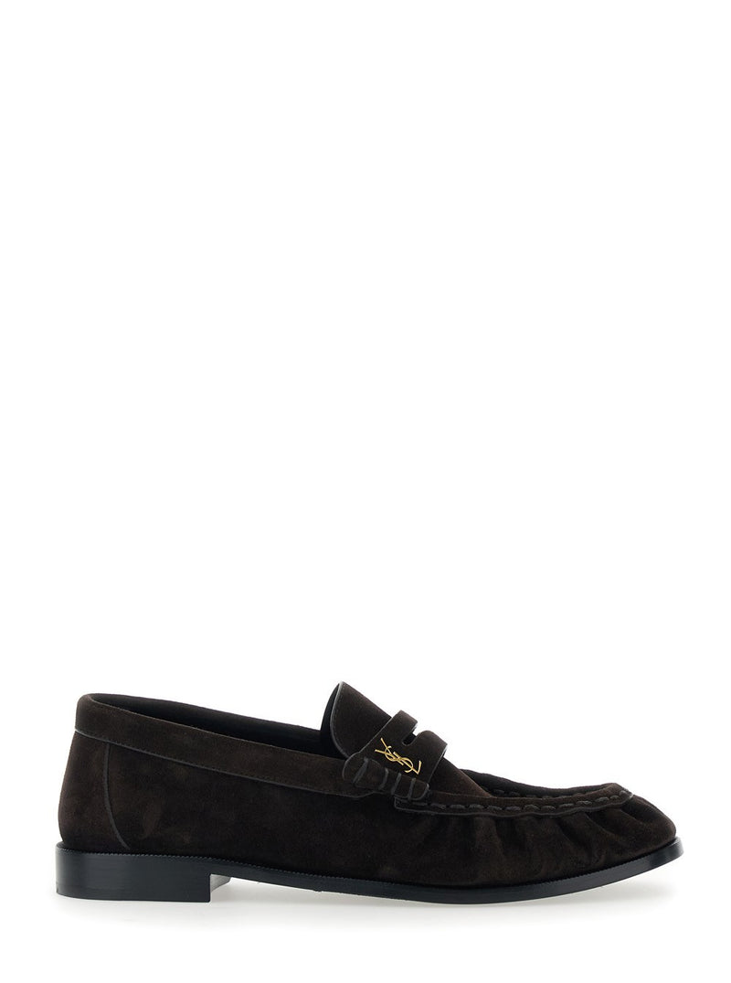 Saint Laurent Saint Laurent Le Loafer Brown Women Loafers - World Class Fashion