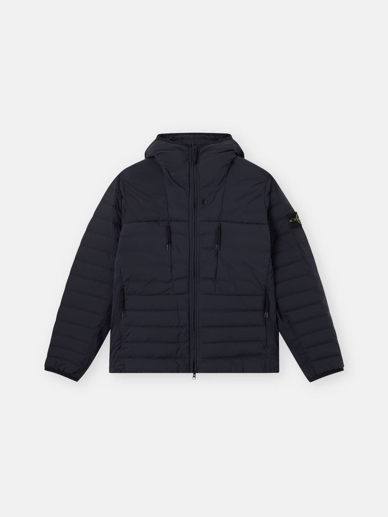 Stone Island Stone Island Hoodie Short Down Jacket Blue - World Class Fashion