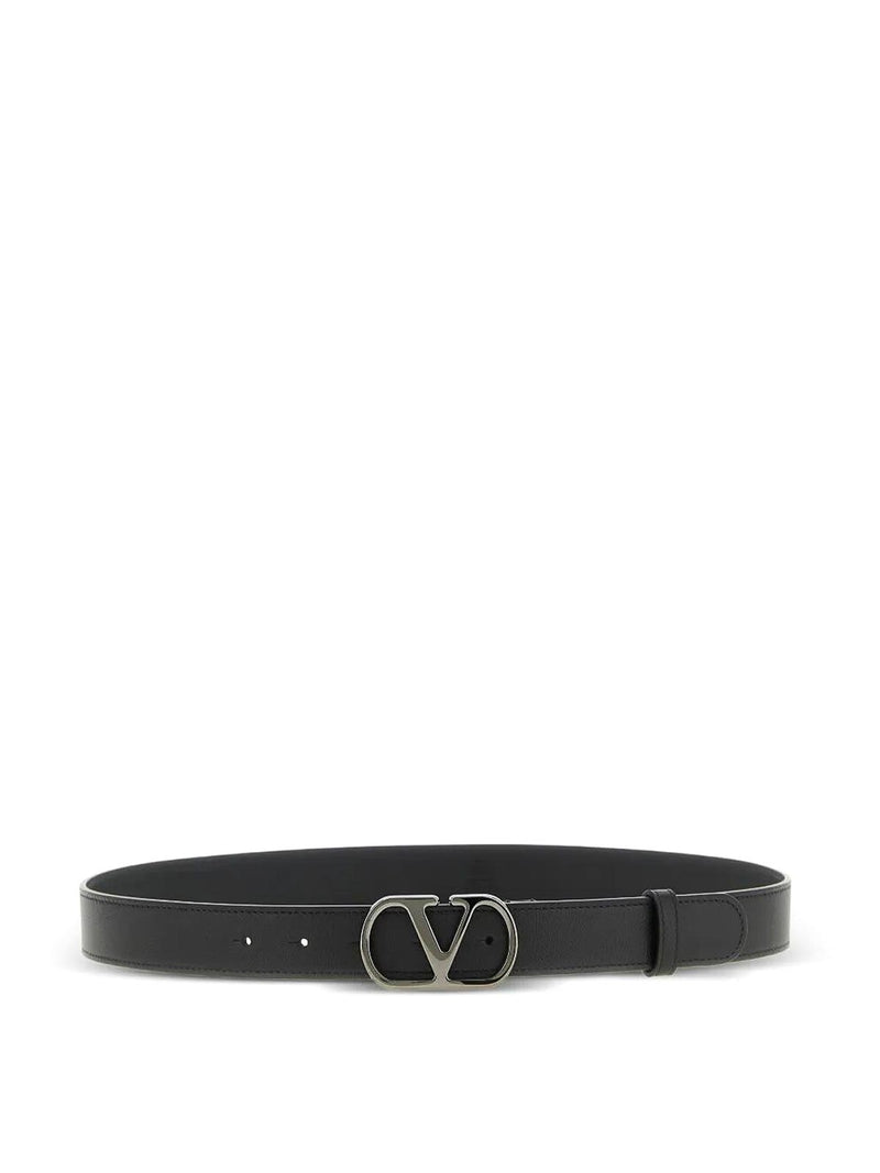 Valentino Garavani Cinturón Vlogo Valentino Garavani negro - World Class Fashion
