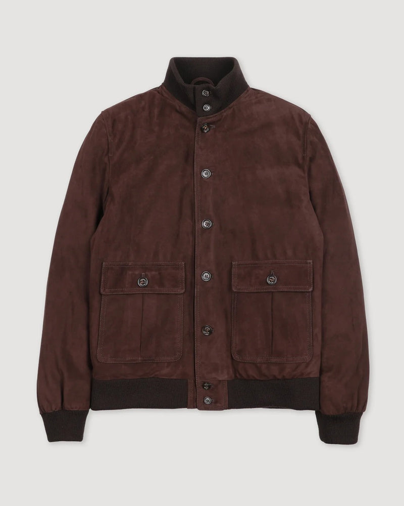 Valstar Valstar Valastrino Padded Suede Jacket - World Class Fashion
