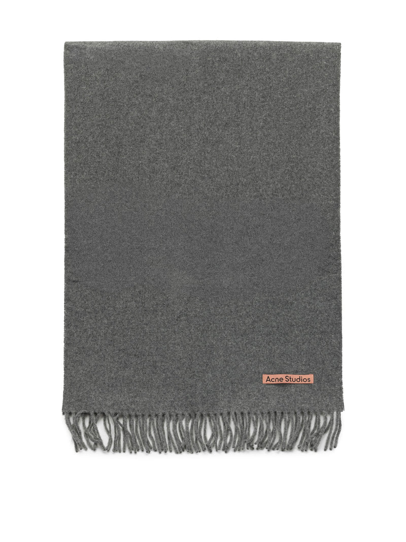 Acne Studios Acne Studios Wool Scarf Grey - World Class Fashion
