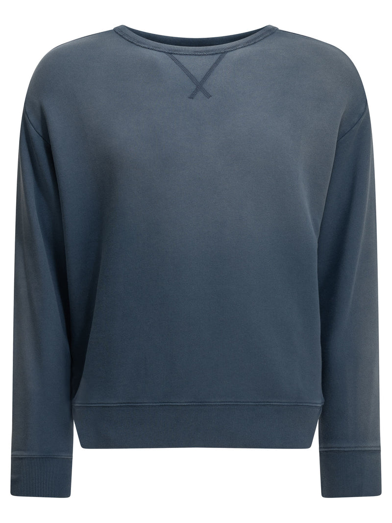Acne Studios Acne Studios Organic Cotton Sweatshirt Blue - World Class Fashion