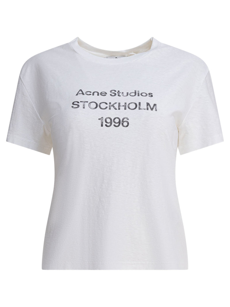 Acne Studios Acne Studios Organic Cotton Hemp T-Shirt White - World Class Fashion
