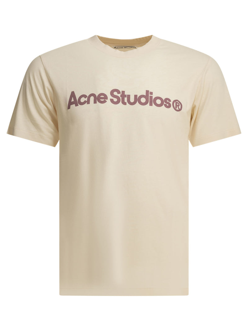 Acne Studios Acne Studios Recycled Cotton Viscose T-Shirt Pink - World Class Fashion