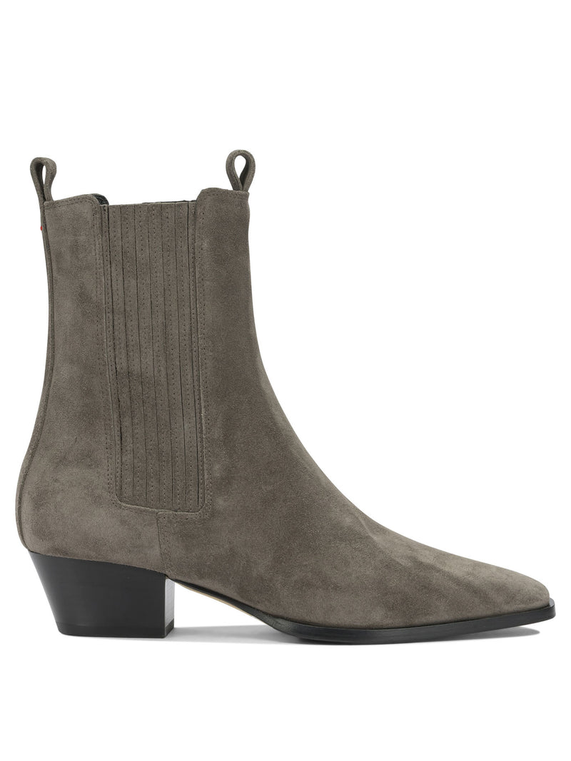 Aeyde Aeyde Agata Pull-on Ankle Boots Taupe - World Class Fashion
