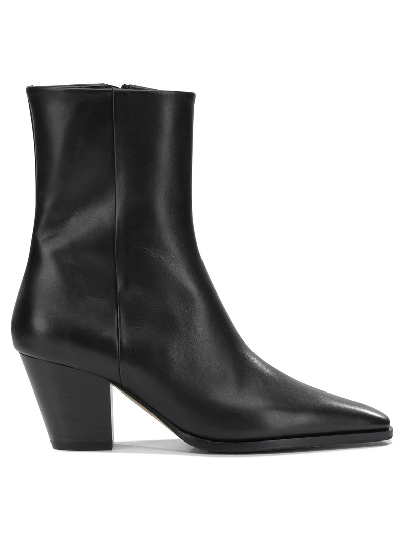 Aeyde Botines Aeyde Hedvig con cremallera negros - World Class Fashion