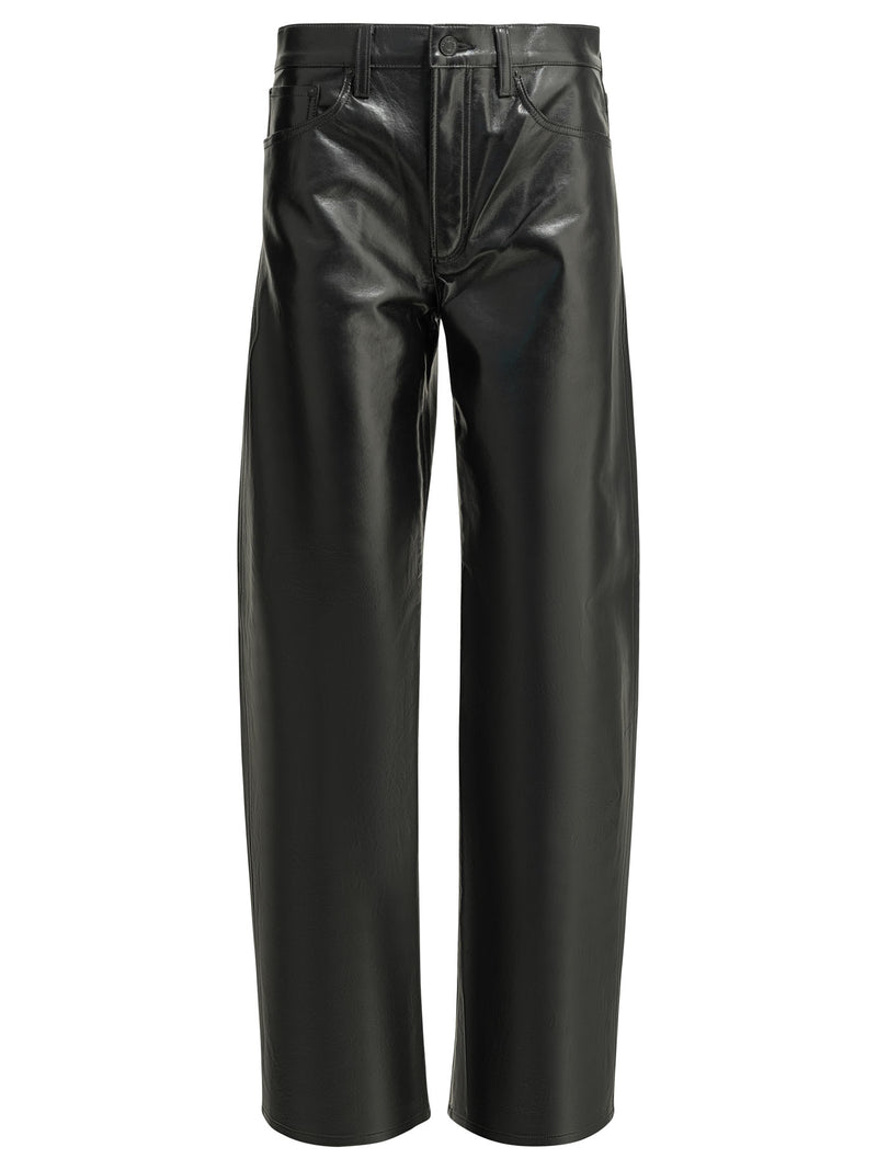 Agolde Agolde Arc Jean Black Women Trousers - World Class Fashion