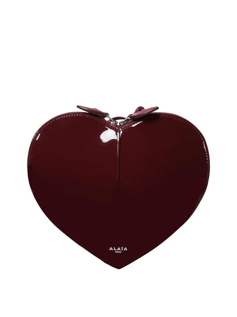 Alaia Bolso cruzado pequeño Alaïa Le Cœur Burdeos - World Class Fashion
