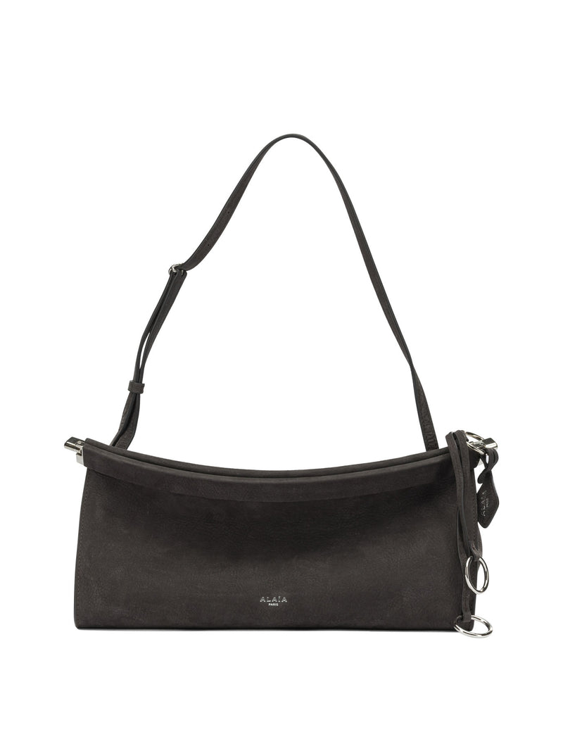 Alaia Alaïa Le Click East West Medium Shoulder Bag Grey - World Class Fashion